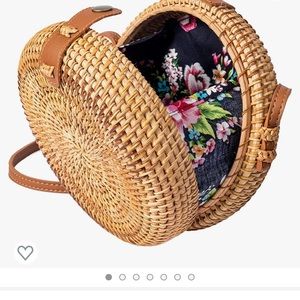 Amazon Wicker Straw Purse Rattan Bag